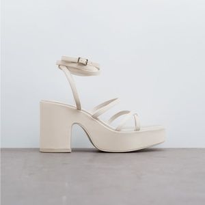 Zara Lace up Platform Sandals